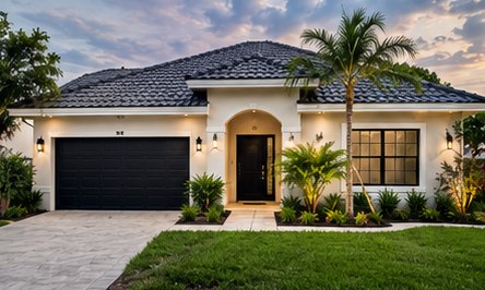 Fachada de casa remodelada por Col Renovations en Florida